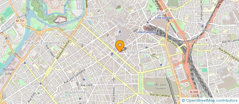 localisation de l'entreprise FINANCE IMMOBILIERE à LILLE