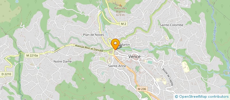 localisation de l'entreprise FINANCE IN FRANCE à VENCE