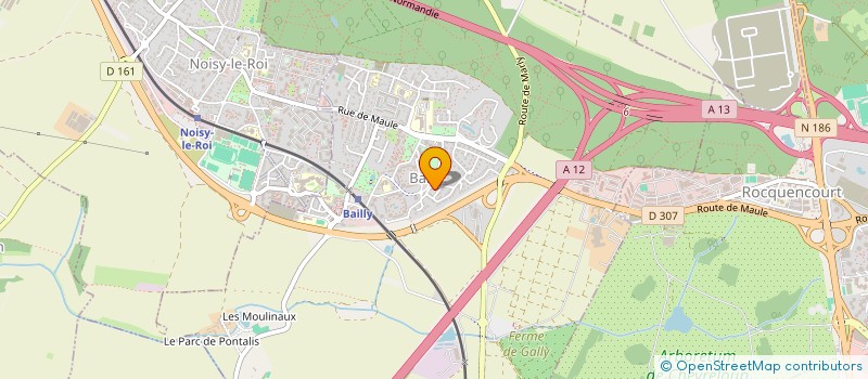 localisation de l'entreprise FINANCE INSIDE  BAILLY