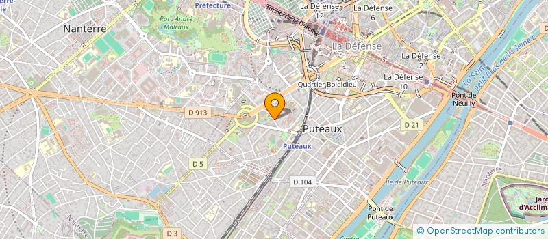 localisation de l'entreprise FINANCE LIB  PUTEAUX