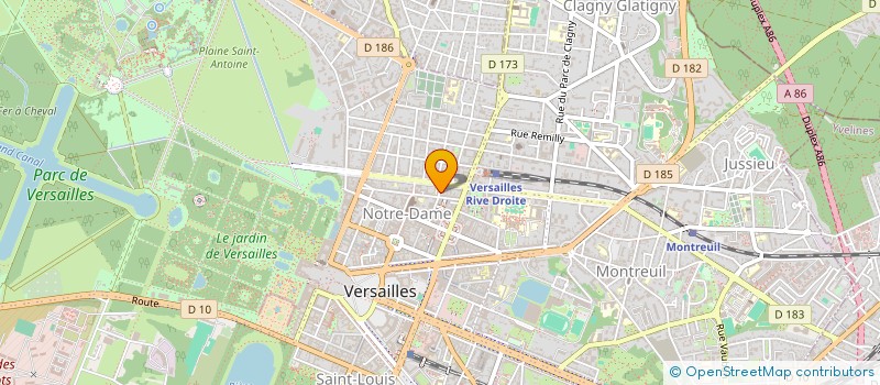localisation de l'entreprise FINANCE ON DEMAND à VERSAILLES