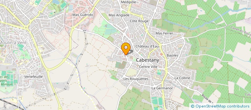 localisation de l'entreprise FINANCE ONE  CABESTANY