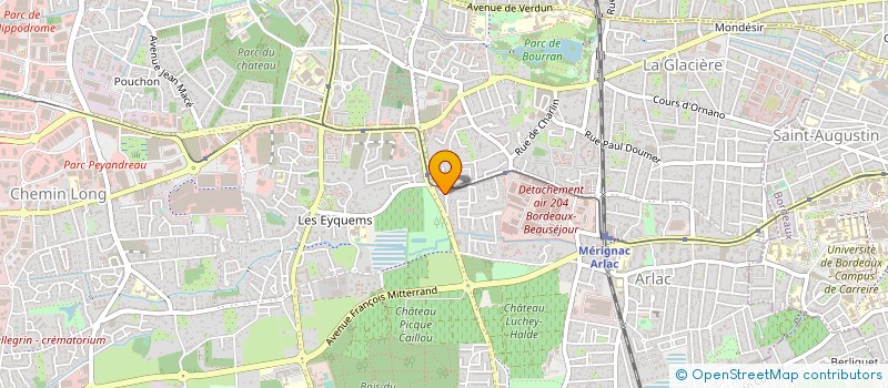 localisation de l'entreprise FINANCE PATRIMOINE CONSULTING à MERIGNAC