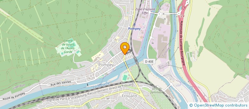 localisation de l'entreprise FINANCE PLUS à POMPEY