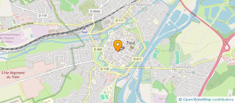 localisation de l'entreprise FINANCE PLUS TOUL à TOUL