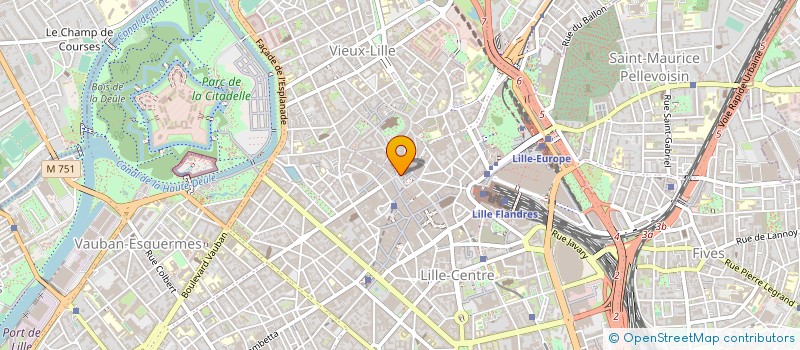 localisation de l'entreprise FINANCE RECRUTEMENT à LILLE