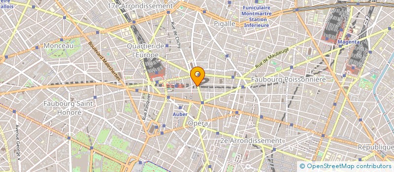 localisation de l'entreprise FINANCE SPORTS ET SANTE à PARIS