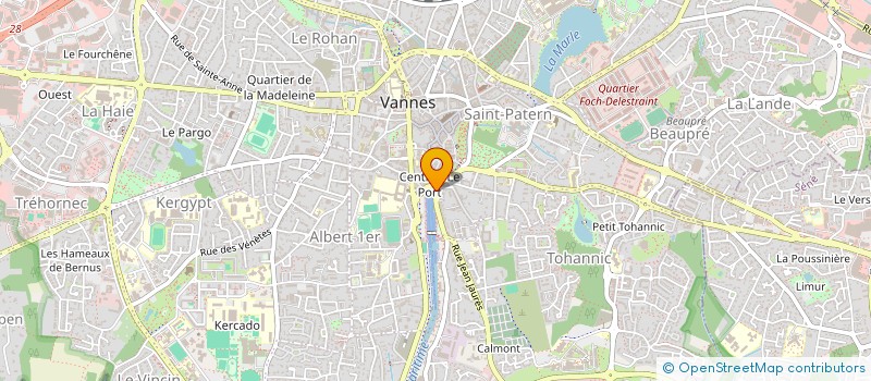 localisation de l'entreprise FINANCEA à VANNES