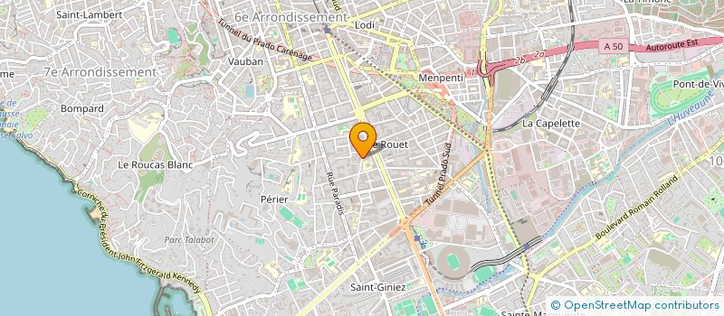 localisation de l'entreprise FINANCEA CAPITAL à MARSEILLE