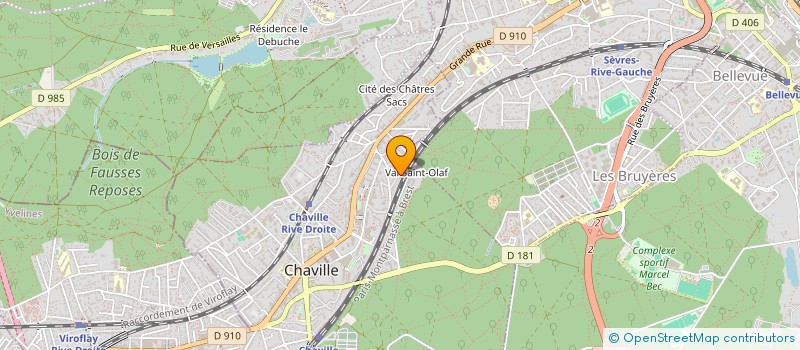 localisation de l'entreprise FINANCEA DURABLE à CHAVILLE