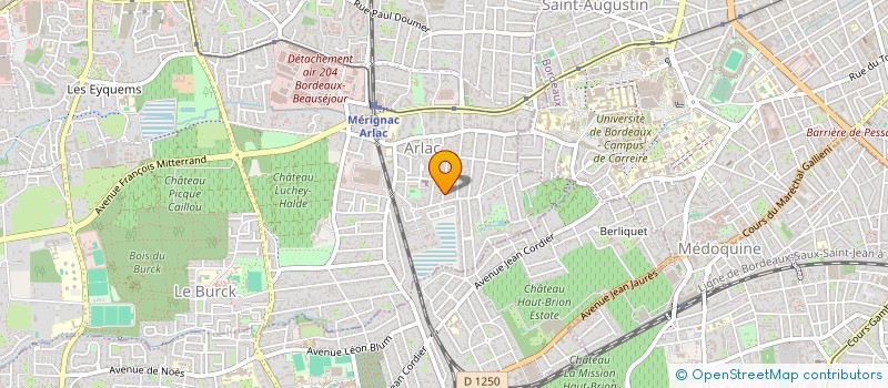 localisation de l'entreprise FINANCECASHFLOW  MERIGNAC