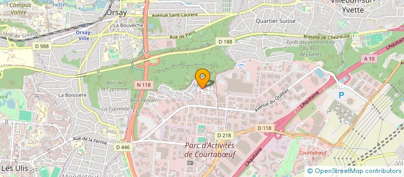 localisation de l'entreprise FINANCEMENT CONSEIL INFORMATIQUE à LES ULIS