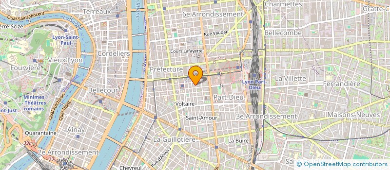 localisation de l'entreprise FINANCEMENT COURTAGE  LYON