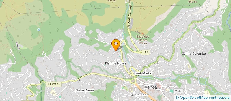 localisation de l'entreprise FINANCEMENT ECONOMIE ETUDES à VENCE
