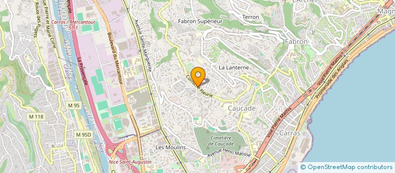 localisation de l'entreprise FINANCEMENT POPULAIRE à NICE