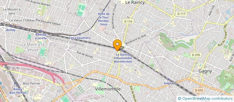 localisation de l'entreprise FINANCEMENT VOTRE à VILLEMOMBLE
