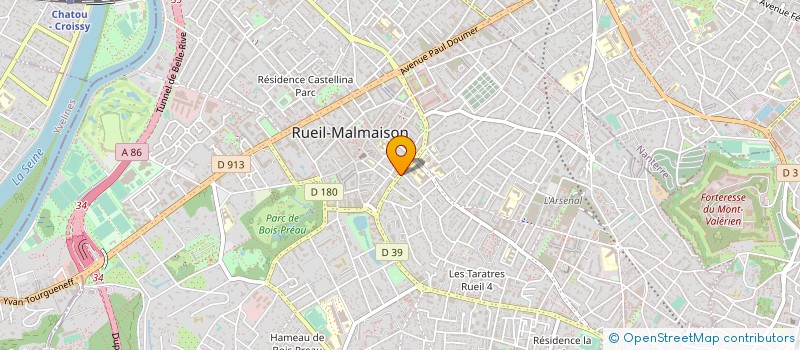 localisation de l'entreprise FINANCEMENTS CONSEILS DEFISCALISATION à RUEIL-MALMAISON
