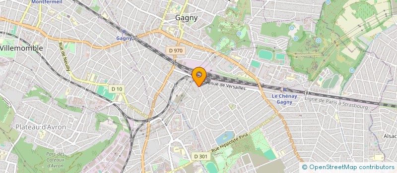 localisation de l'entreprise FINANCEMENTS POUR INDUSTRIE BATIMENT à GAGNY