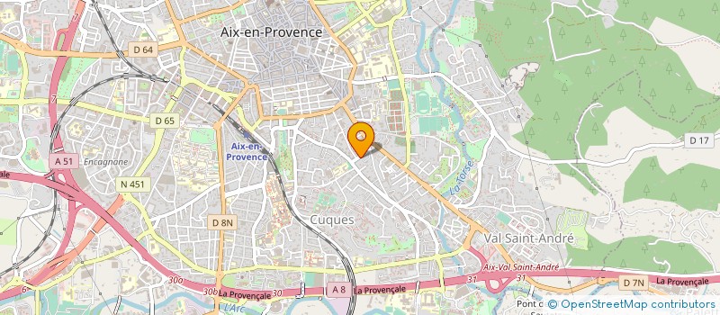 localisation de l'entreprise FINANCEO à AIX-EN-PROVENCE