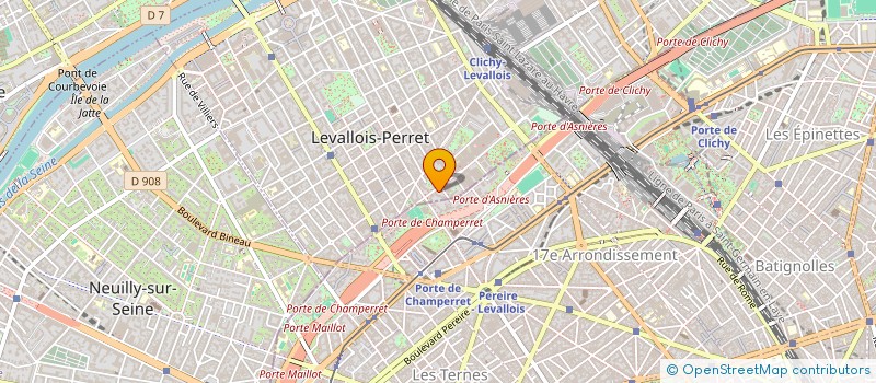 localisation de l'entreprise FINANCES 770 à LEVALLOIS-PERRET