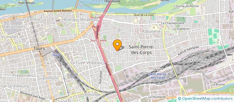 localisation de l'entreprise FINANCES CINQ à SAINT-PIERRE-DES-CORPS