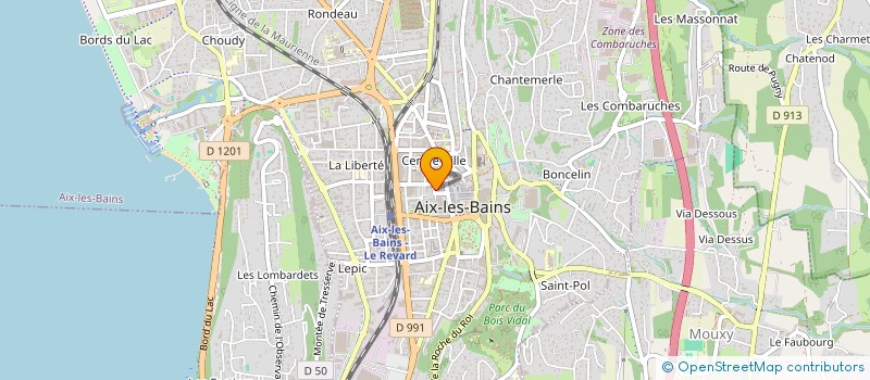 localisation de l'entreprise FINANCES CONSEILS à AIX-LES-BAINS