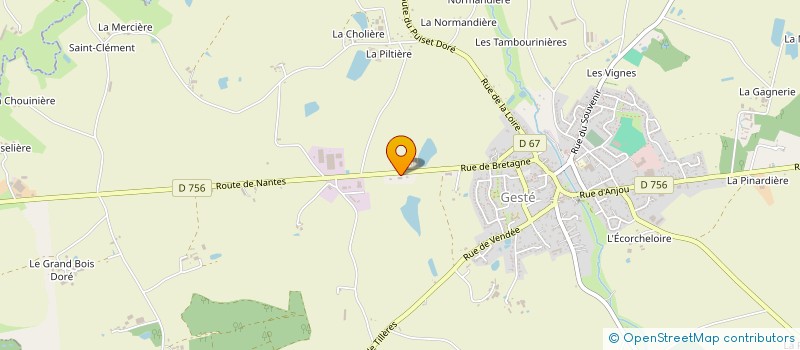 localisation de l'entreprise FINANCES DUPE à BEAUPREAU-EN-MAUGES