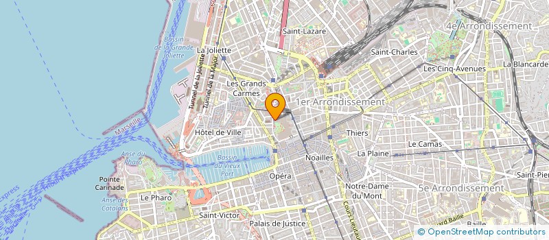 localisation de l'entreprise FINANCES ET CONSEIL MEDITERRANEE à MARSEILLE