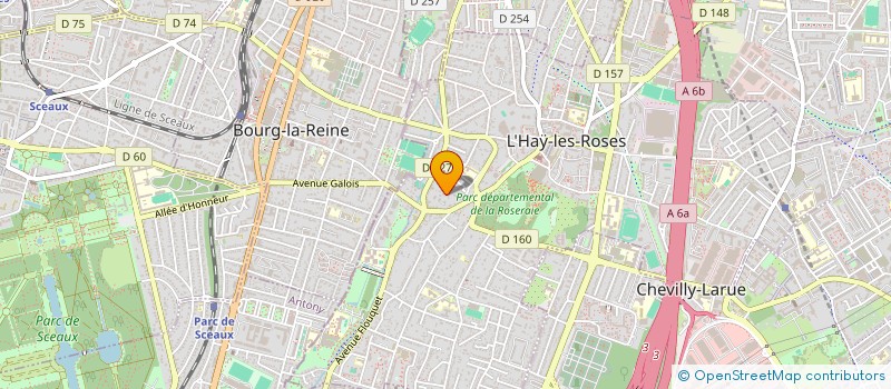 localisation de l'entreprise FINANCES ET LOGISTIQUE  L'HAY-LES-ROSES