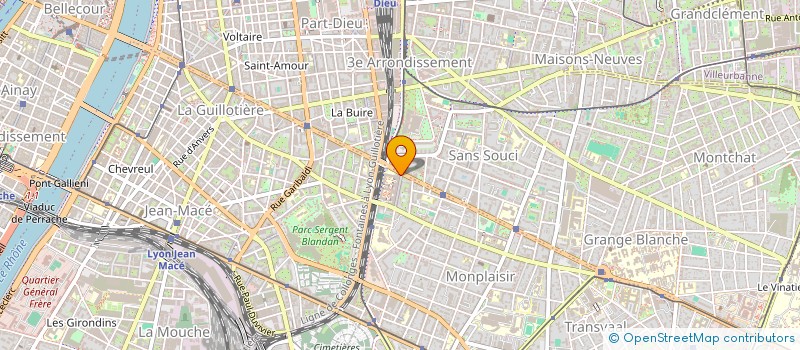 localisation de l'entreprise FINANCES ETUD' CONSEIL  LYON