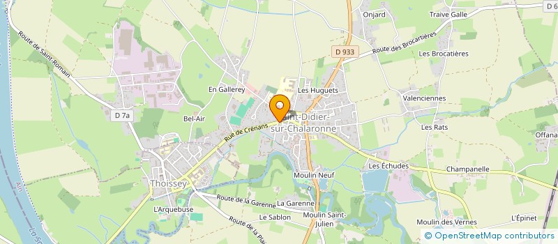 localisation de l'entreprise FINANCES EXPERTISES COMPTABLE CONSEILS à SAINT-DIDIER-SUR-CHALARONNE