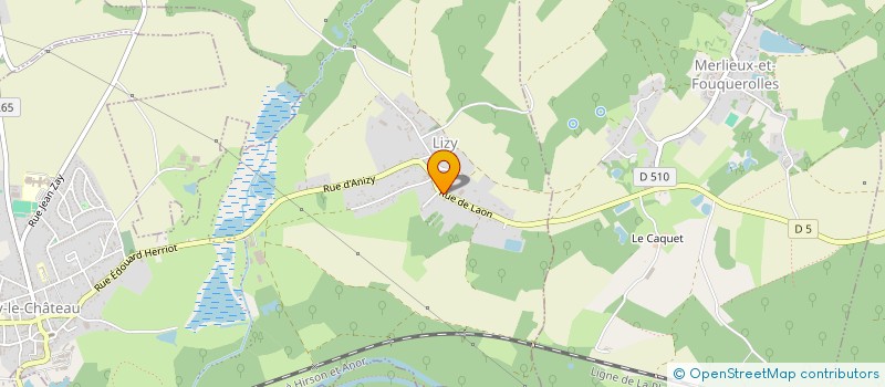 localisation de l'entreprise FINANCES INVEST AXONAISE à ANIZY-LE-GRAND