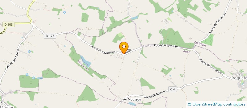 localisation de l'entreprise FINANCES MR  ROQUEFORT