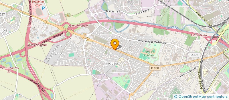 localisation de l'entreprise FINANCES PARTNER  TINQUEUX