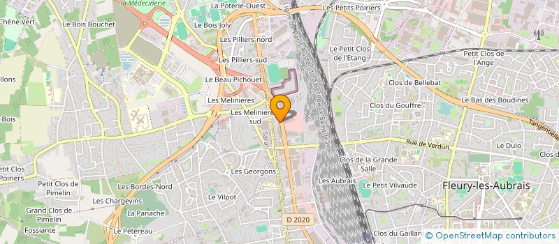 localisation de l'entreprise FINANCES PC à FLEURY-LES-AUBRAIS