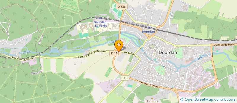 localisation de l'entreprise FINANCES PRO EXPRESS à DOURDAN