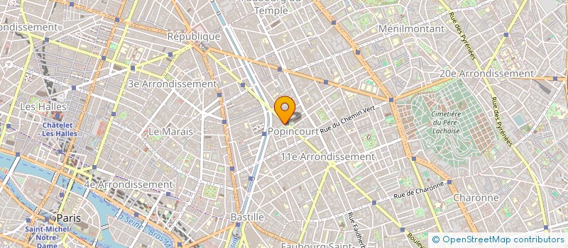 localisation de l'entreprise FINANCHEM  PARIS