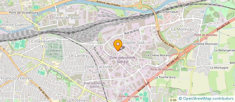 localisation de l'entreprise FINANCIA  CESSON-SEVIGNE