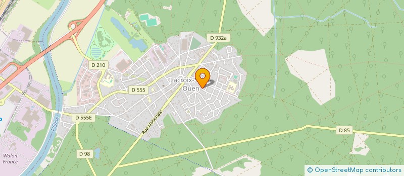 localisation de l'entreprise FINANCIA  LACROIX-SAINT-OUEN