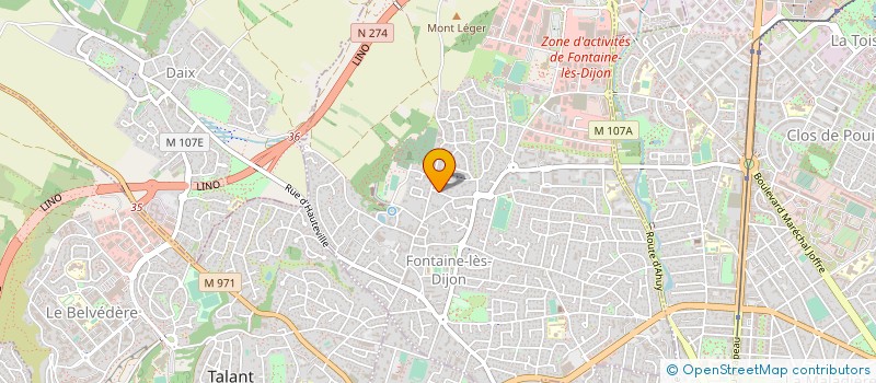 localisation de l'entreprise FINANCIA EXPERT à AHUY
