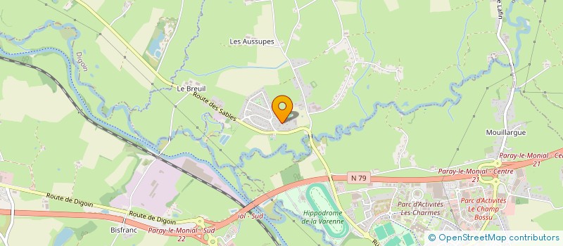 localisation de l'entreprise FINANCIAL  SAINT-LEGER-LES-PARAY