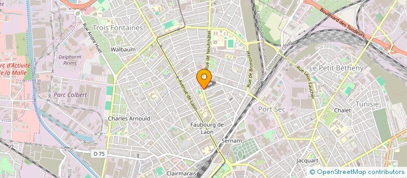 localisation de l'entreprise FINANCIAL DUFOUR  REIMS