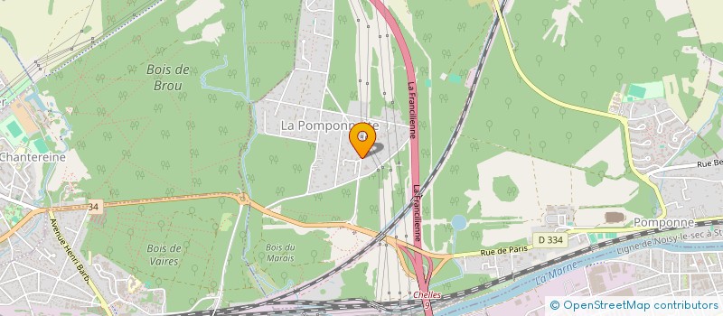 localisation de l'entreprise FINANCIAL IMMO à POMPONNE