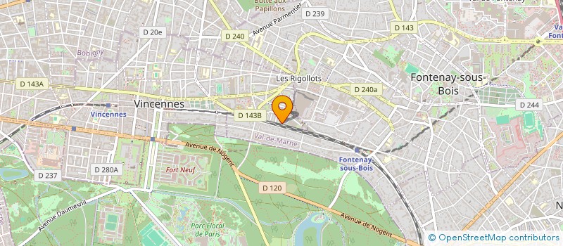 localisation de l'entreprise FINANCIAL LVL à VINCENNES