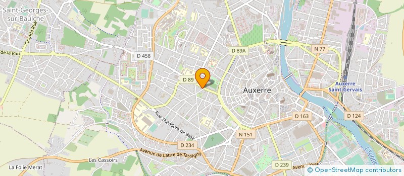 localisation de l'entreprise FINANCIAL QUALIMEX à AUXERRE