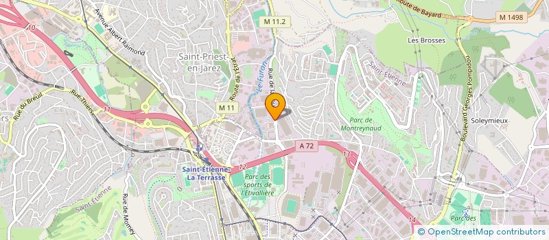 localisation de l'entreprise FINANCIAL TOUR  ANDREZIEUX-BOUTHEON