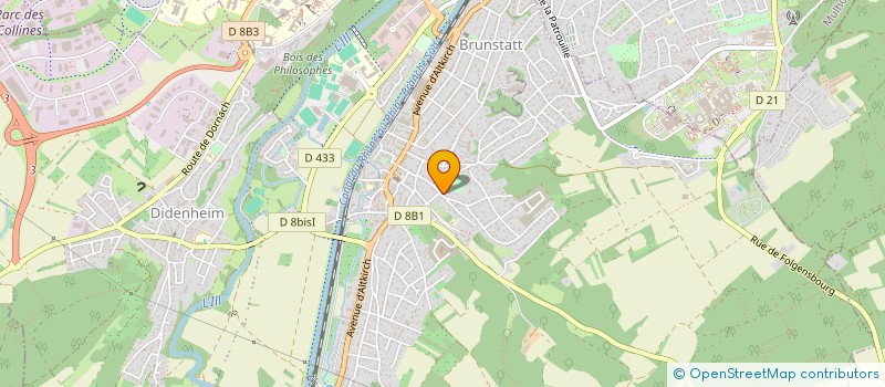 localisation de l'entreprise FINANCIBLE  BRUNSTATT-DIDENHEIM