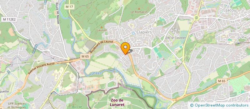 localisation de l'entreprise FINANCIEL à CLAPIERS