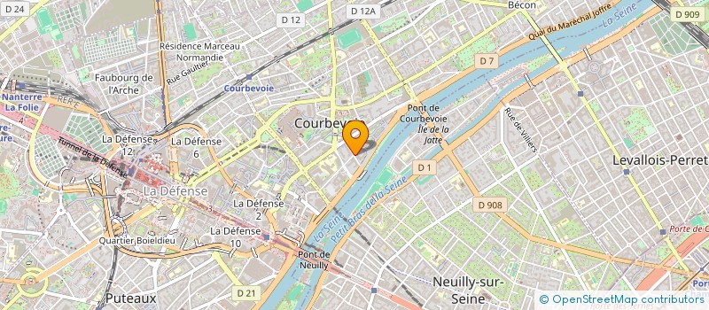 localisation de l'entreprise FINANCIERA à COURBEVOIE