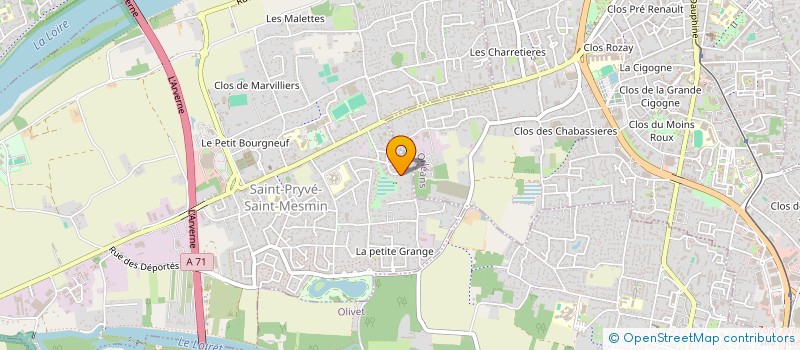 localisation de l'entreprise FINANCIERE 168 à SAINT-PRYVE-SAINT-MESMIN